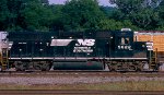 Norfolk Southern GP38-2 #5622, serving as power for NS Geometry train, tied down in Norris Yard 